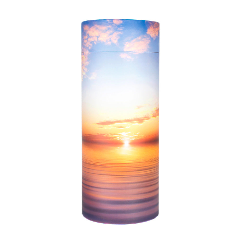 Peaceful Ocean Sunset Scattering - 5280