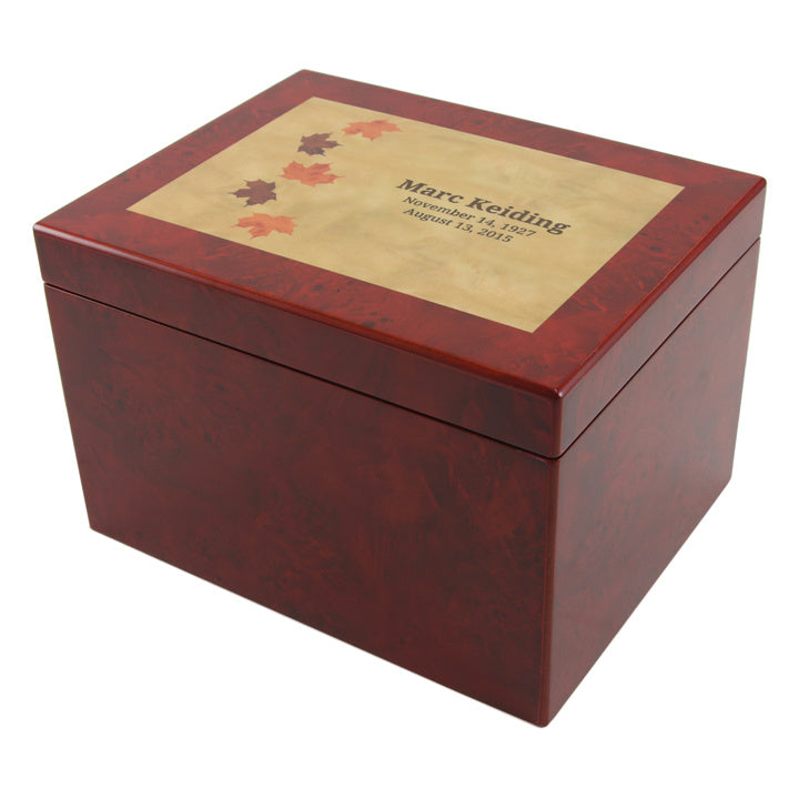 Autumn Leaves Memory Chest