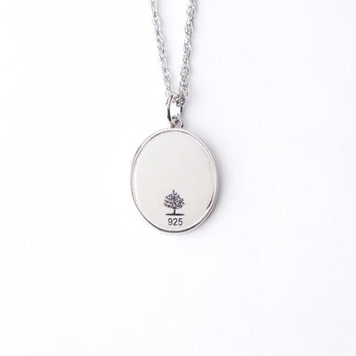 Oval Fingerprint Pendant - 5280